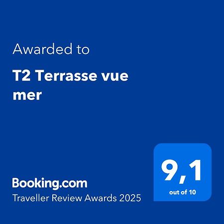 T2 Terrasse Vue Mer Six-Fours-les-Plages Exterior photo