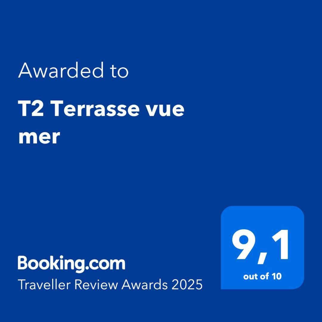 T2 Terrasse Vue Mer Six-Fours-les-Plages Exterior photo